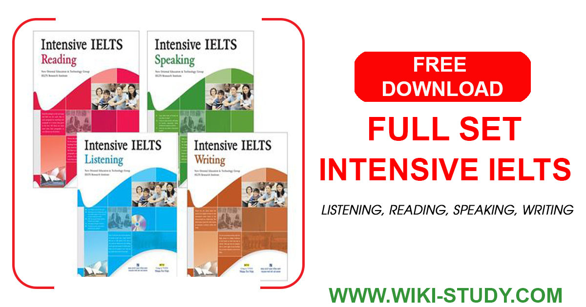 Intensive IELTS Listening, Reading, Speaking, Writing Full Set [Reviews & PDF]
